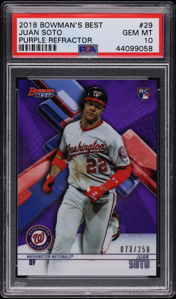 2018 Bowman's Best Purple Refractor Shohei Ohtani ROOKIE