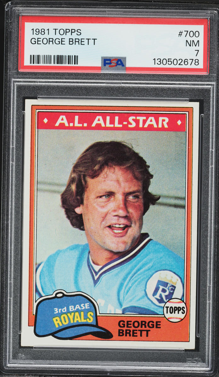 1981 Topps George Brett #700 PSA 7 NRMT