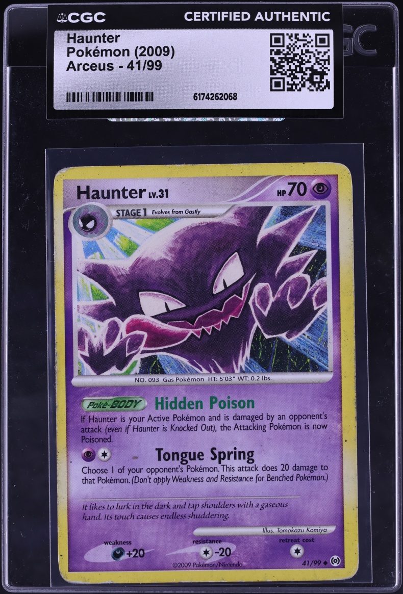 2009 Pokemon Platinum Arceus Haunter #41 CGC AUTH