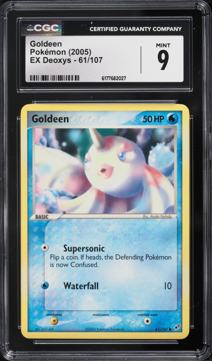 2005 Pokemon EX Deoxys Goldeen #61 CGC 9 MINT