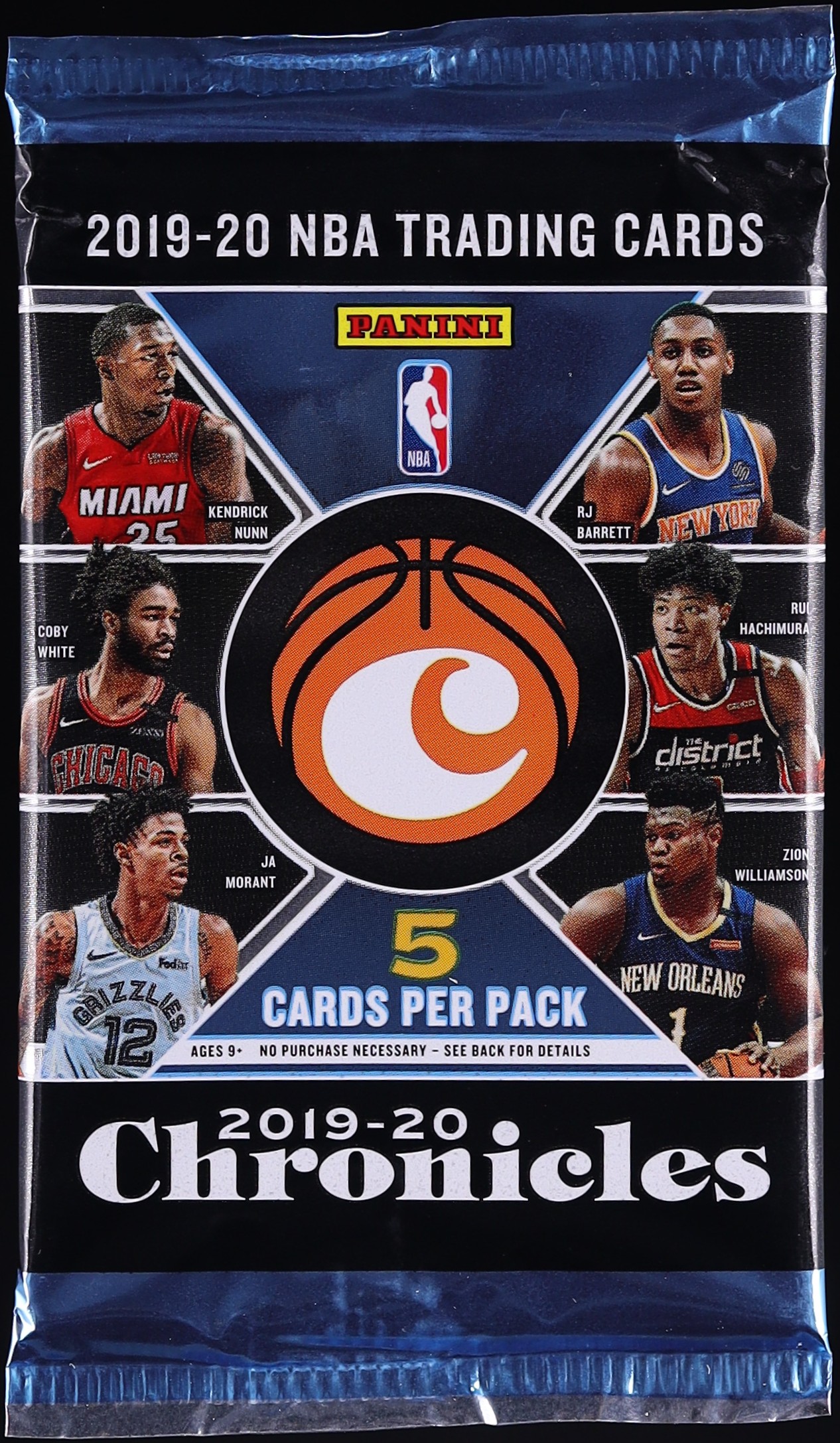 2019 Panini Chronicles Basketball Factory Sealed Pack, 5ct