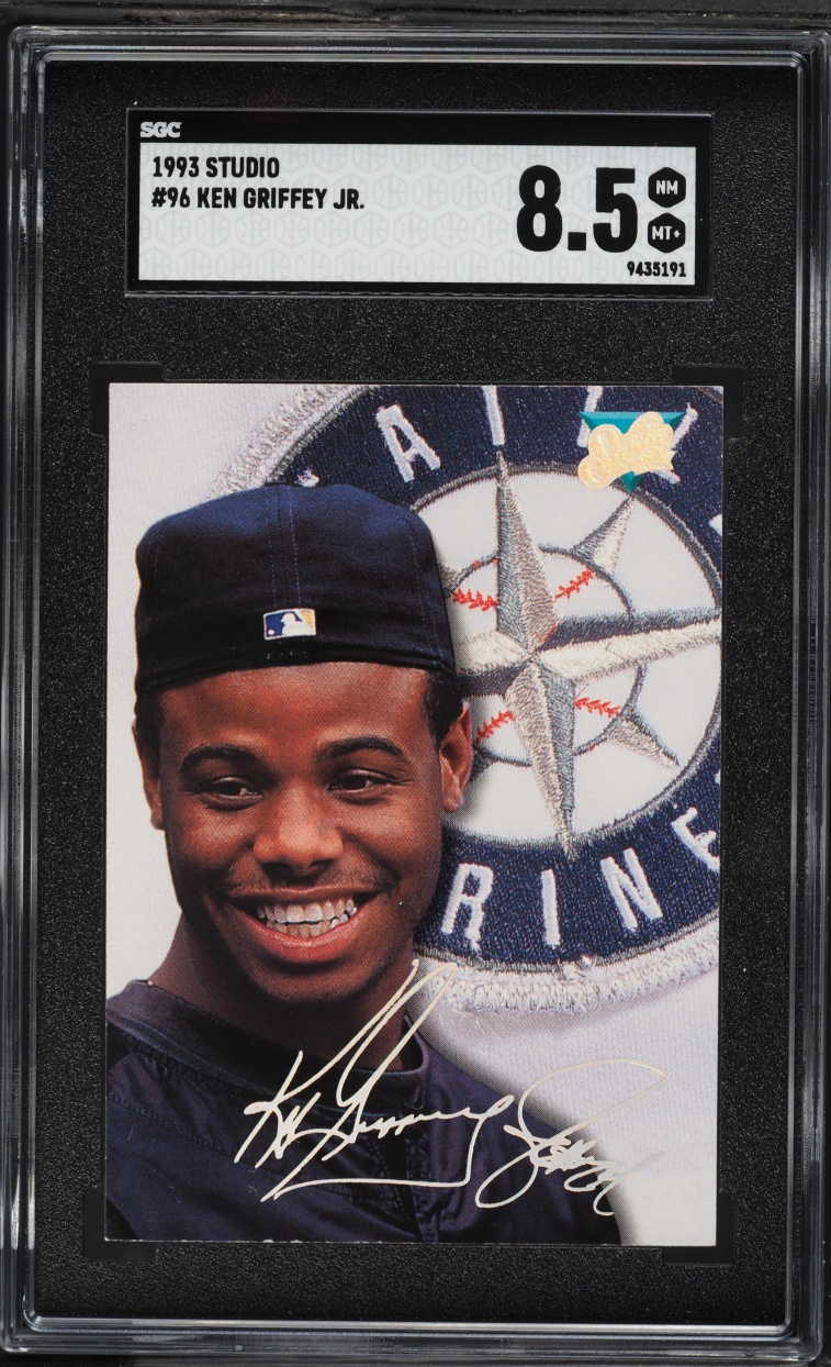 1993 Leaf Studio Ken Griffey Jr. #96 SGC 8.5 NM-MT+