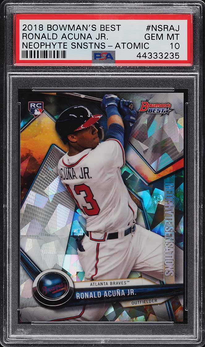 2018 Topps Silver Pack '83 Chrome Promo Ronald Acuna Jr