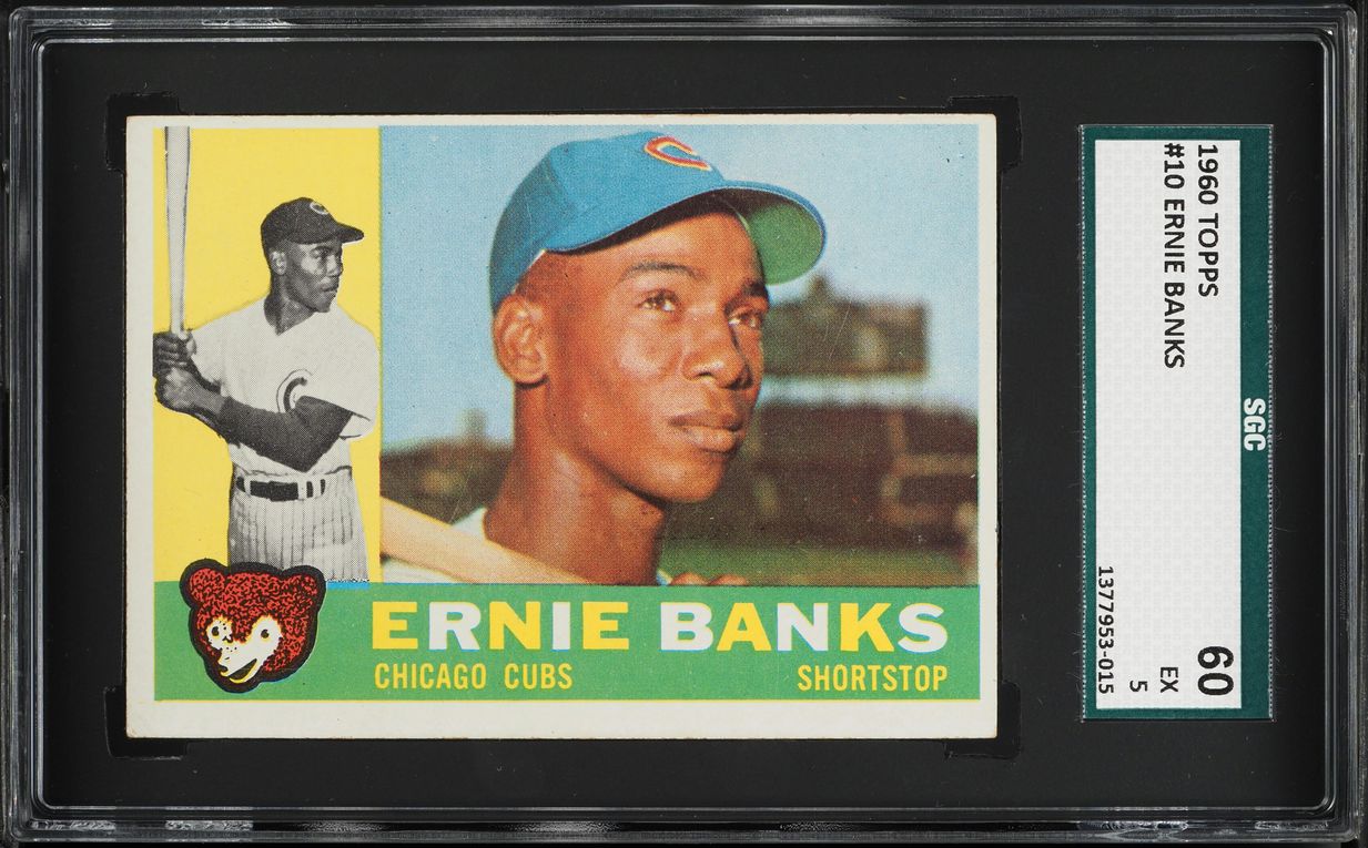 1960 Topps Ernie Banks #10 SGC 5 EX