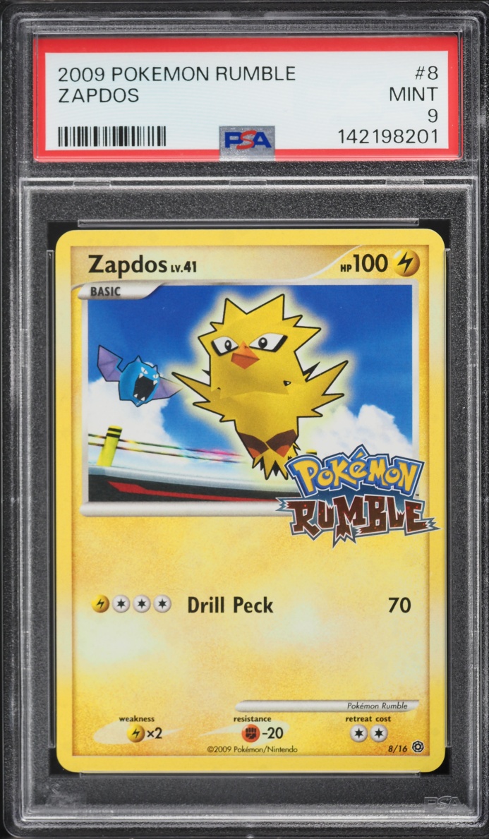 2009 Pokemon Platinum Rumble Zapdos #8 PSA 9 MINT