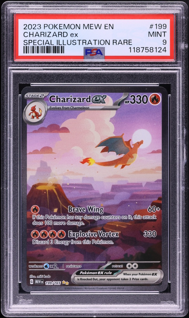 2023 Pokemon Scarlet & Violet 151 SIR Charizard ex #199 PSA 9 MINT