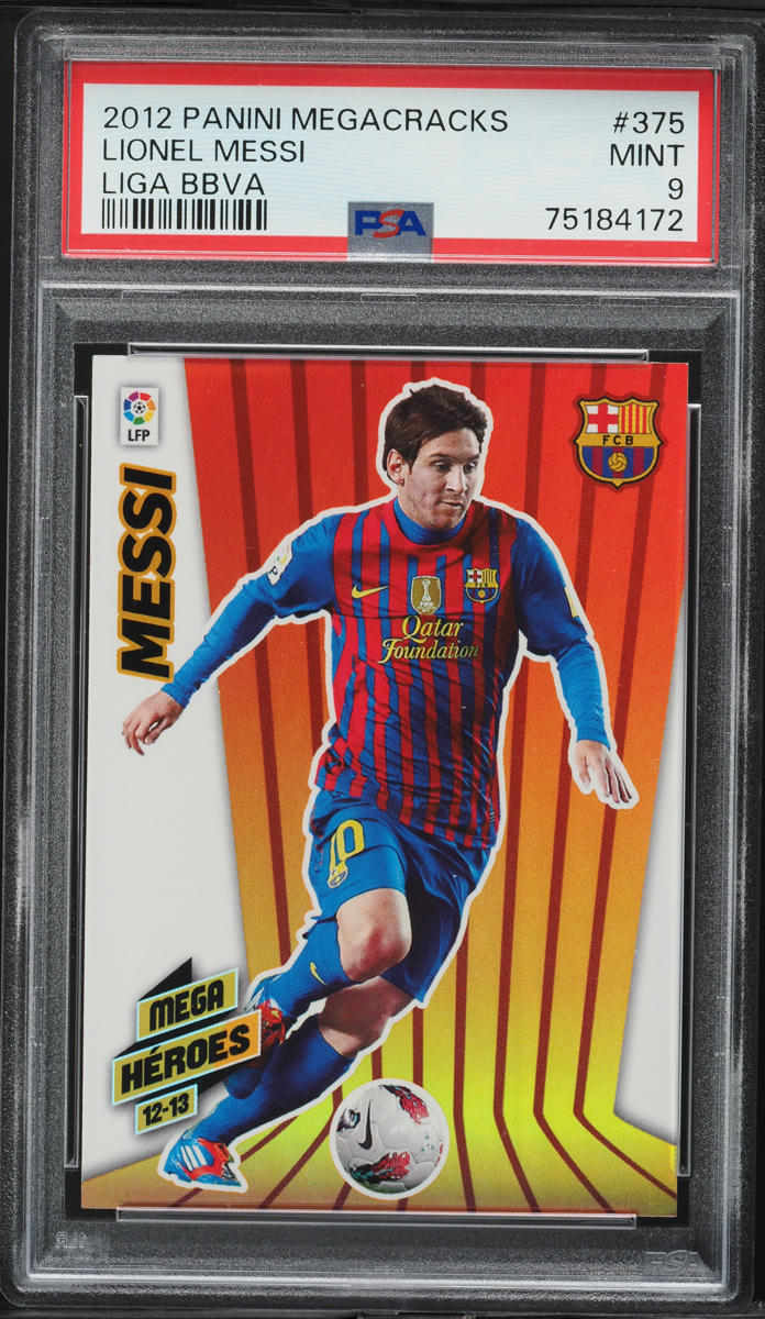 2012 Panini Mega Cracks Liga BBVA Lionel Messi #375 PSA 9 MINT