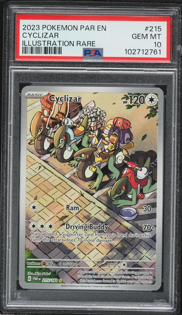 2023 Pokemon Scarlet & Violet Paradox Rift IR Cyclizar #215 PSA 10 GEM MINT