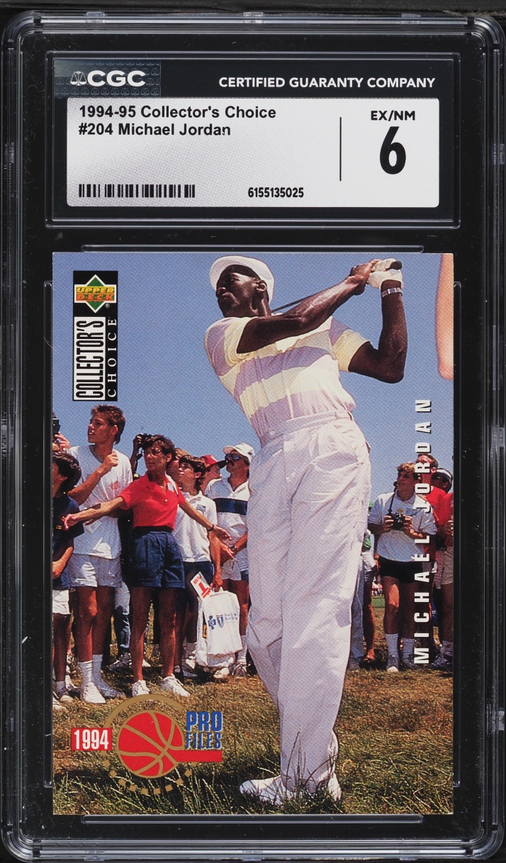 1994 Collector's Choice Michael Jordan #204 CGC 6 EXMT