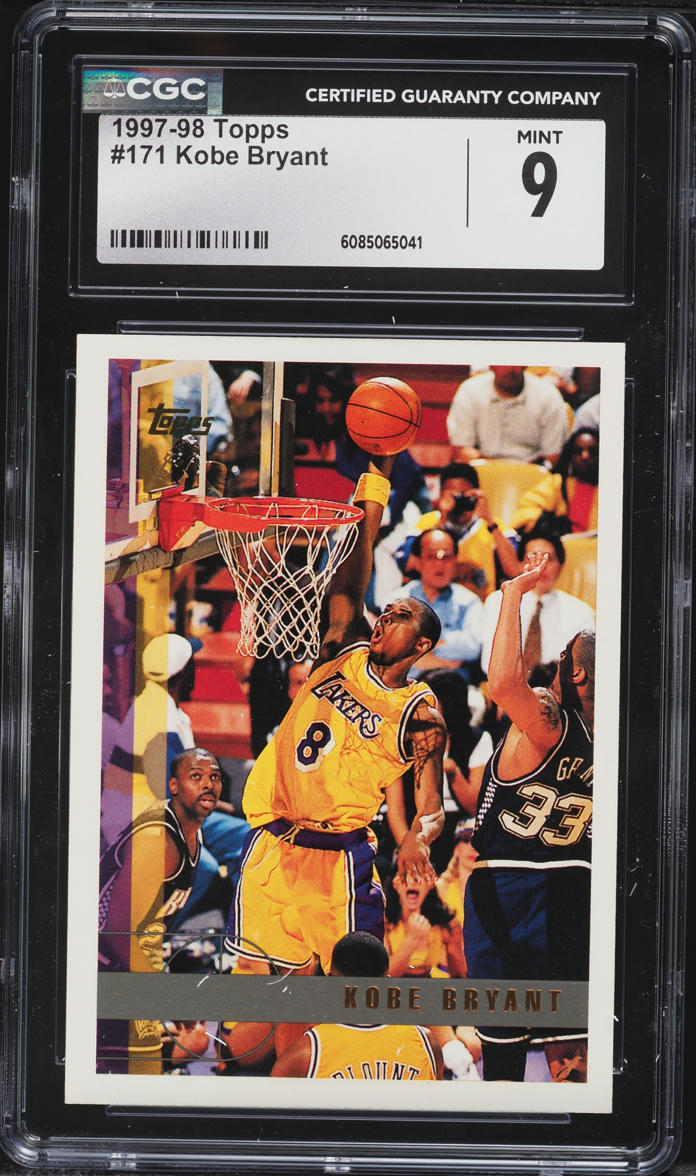 1997 Topps Basketball Kobe Bryant #171 CGC 9 MINT