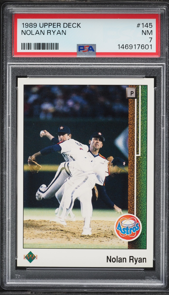 1989 Upper Deck Nolan Ryan #145 PSA 7 NRMT