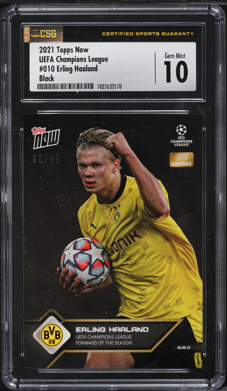 その他 haaland psa9 Erling Haaland - Match Attax - The Zen Ultimate Celebration