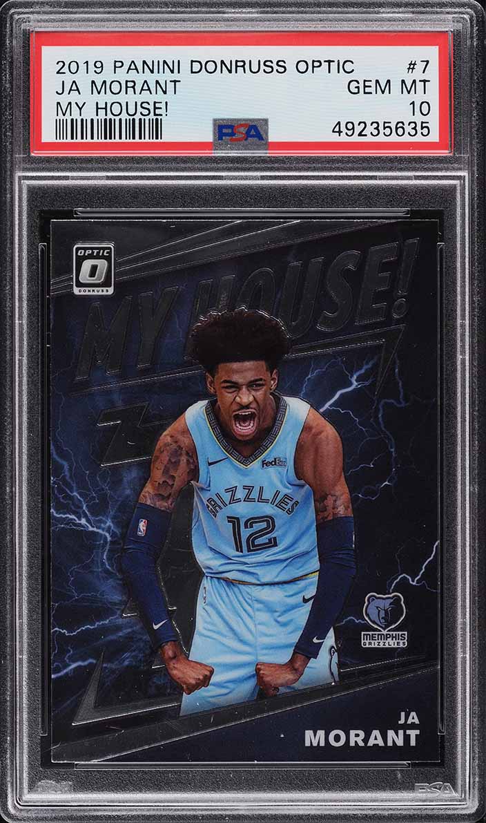 2019 Donruss Optic My House! Ja Morant ROOKIE RC #7 PSA 10