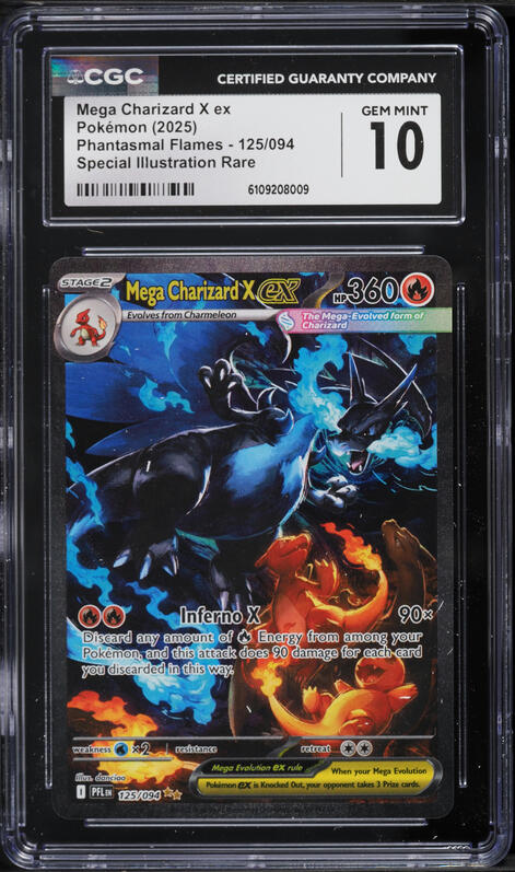 2025 Pokemon SV Journey Together Full Art Volcanion ex #171 PSA 10