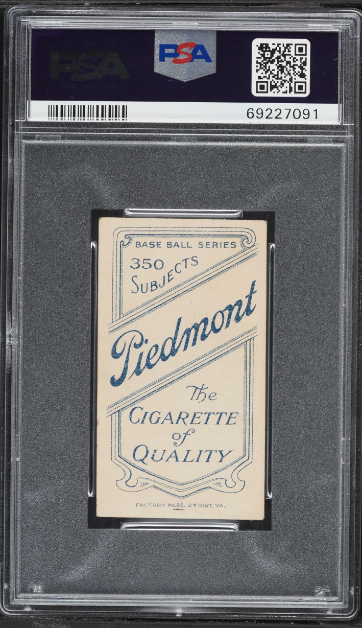 1909-11 T206 Jimmy Slagle PIEDMONT PSA 3 VG