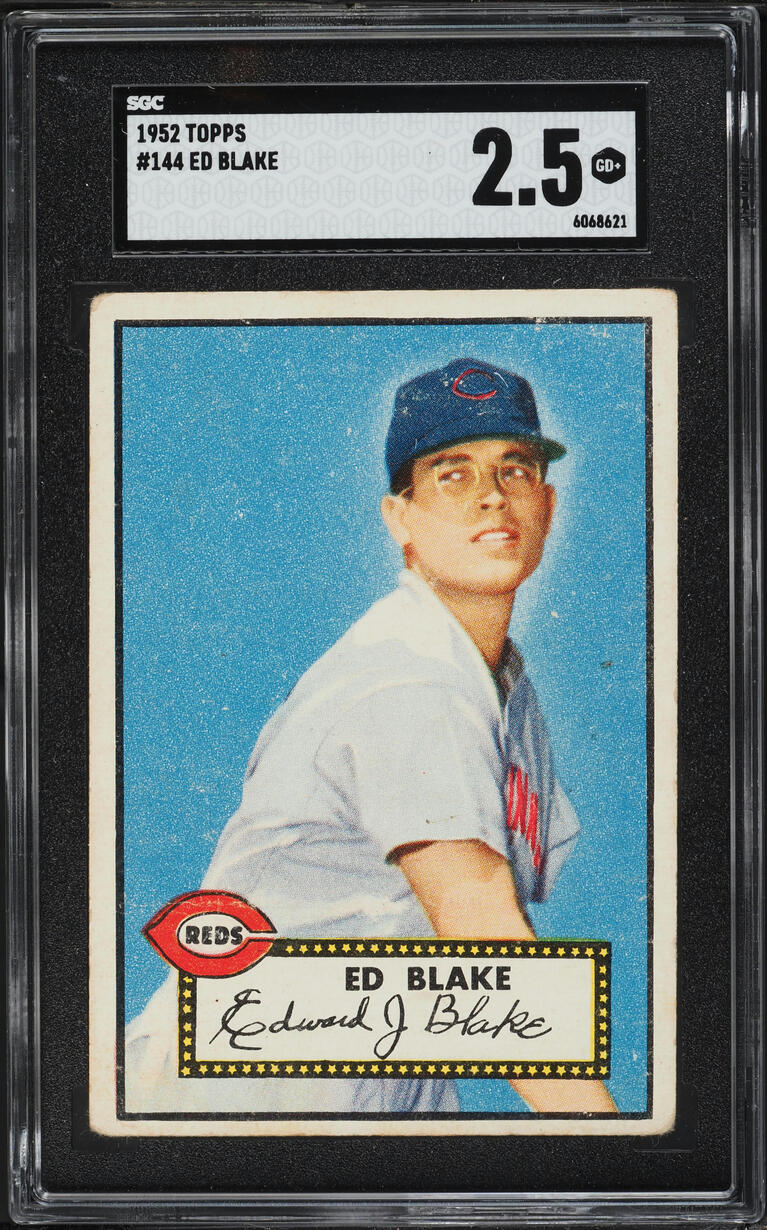1952 Topps Ed Blake #144 SGC 2.5 GD+