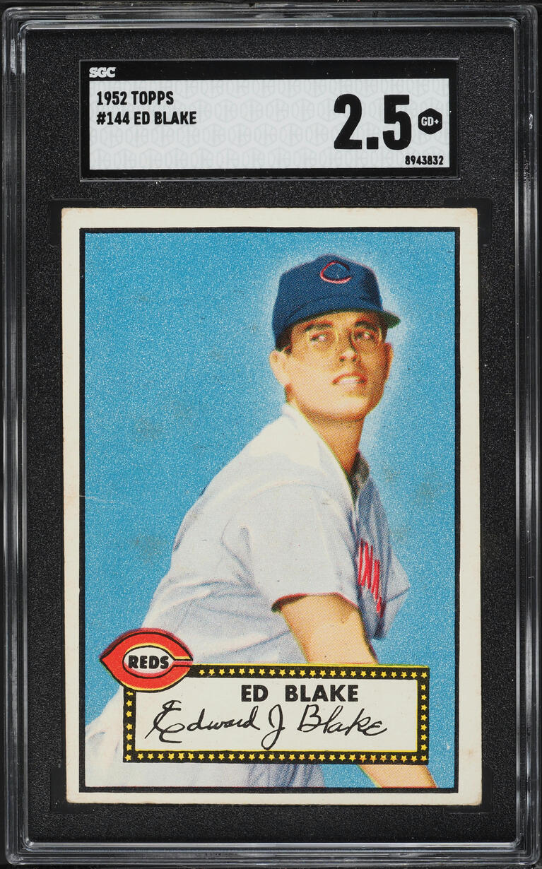 1952 Topps Ed Blake #144 SGC 2.5 GD+