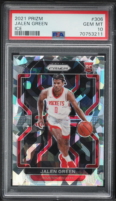 2021 Donruss Holo Green Yellow Laser Jalen Green ROOKIE #209