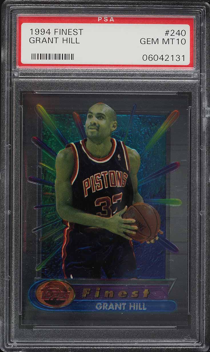 1997 Bowman's Best Techniques Atomic Refractor Grant Hill #T3 PSA