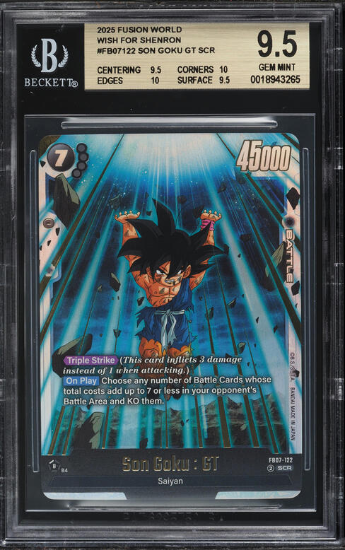 2025 Dragon Ball Super Fusion World Wish For Shenron Son Goku GT