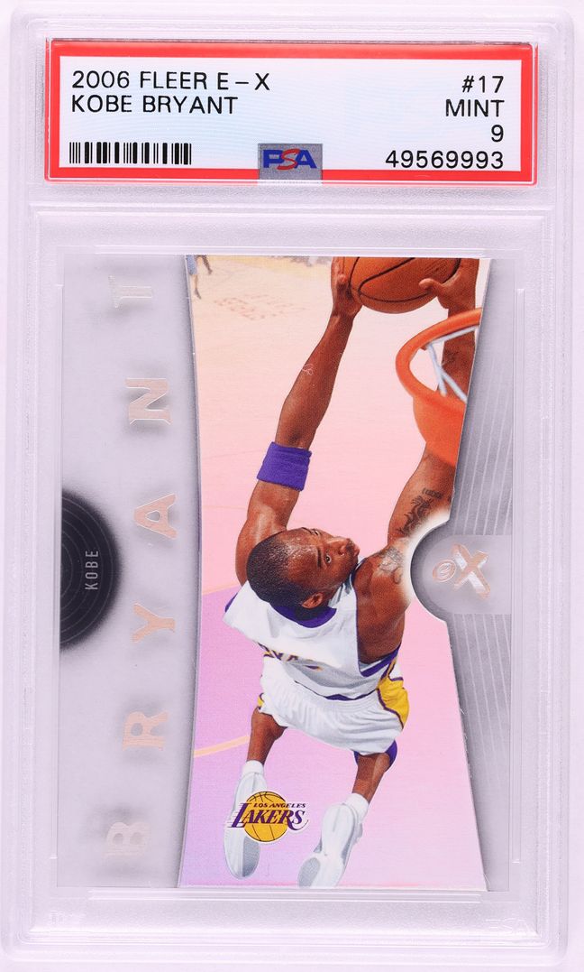 2006 Fleer E-X Kobe Bryant #17 PSA 9 MINT