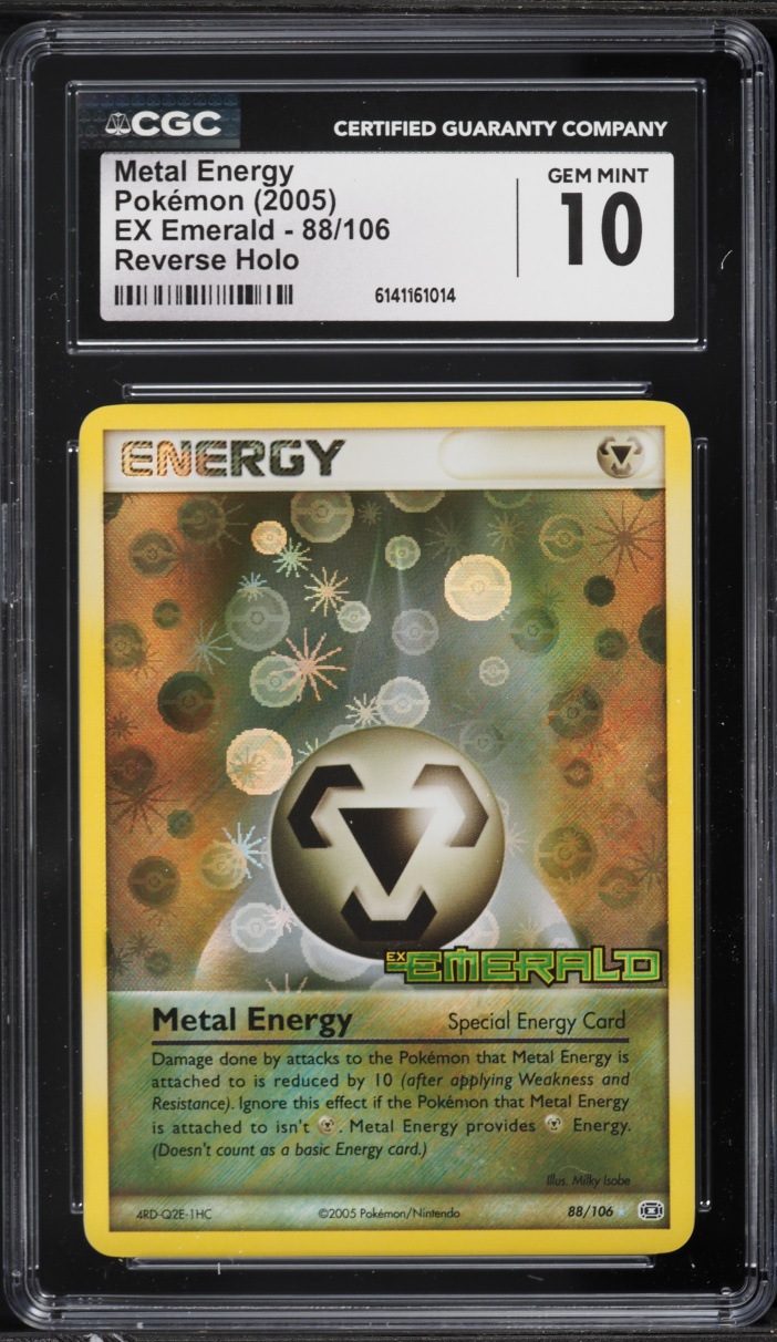 2005 Pokemon EX Emerald Reverse Holo Metal Energy #88 CGC 10 GEM MINT