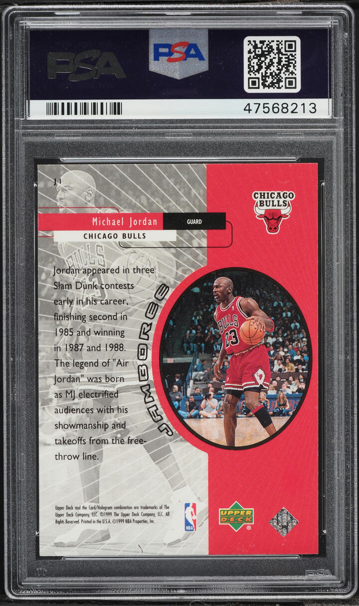 1999 Upper Deck Jamboree Michael Jordan #J1 PSA 10 GEM MINT