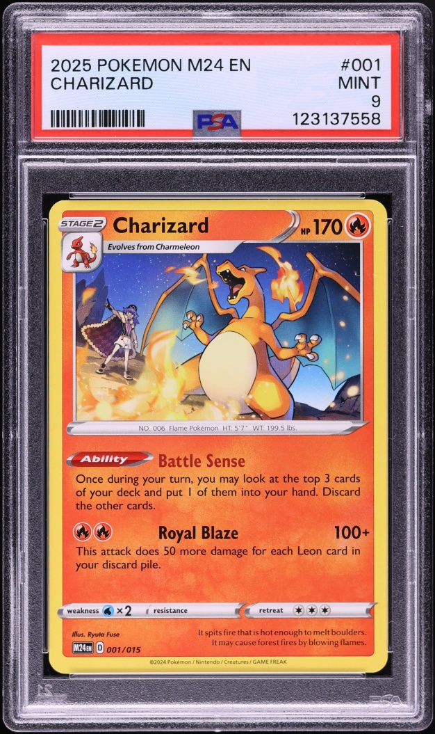 2025 Pokemon Scarlet & Violet McDonald's Collection '24 Charizard #1 PSA 9 MINT