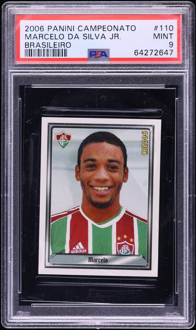 2006 Panini Campeonato Brasileiro Marcelo Da Silva Jr. ROOKIE #110 PSA 9 MINT
