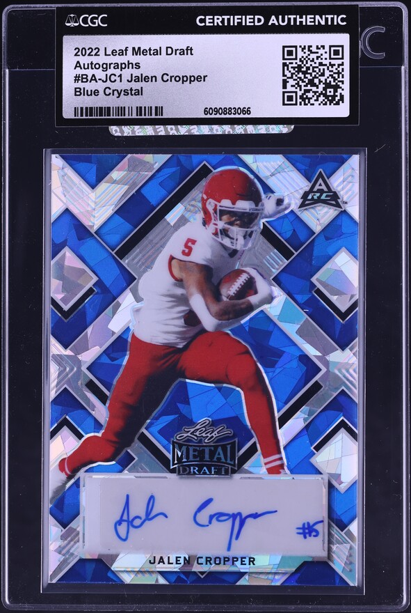 2022 Panini Prizm Blue Ice Jalen Duren ROOKIE /125 #239 PSA 10 GEM