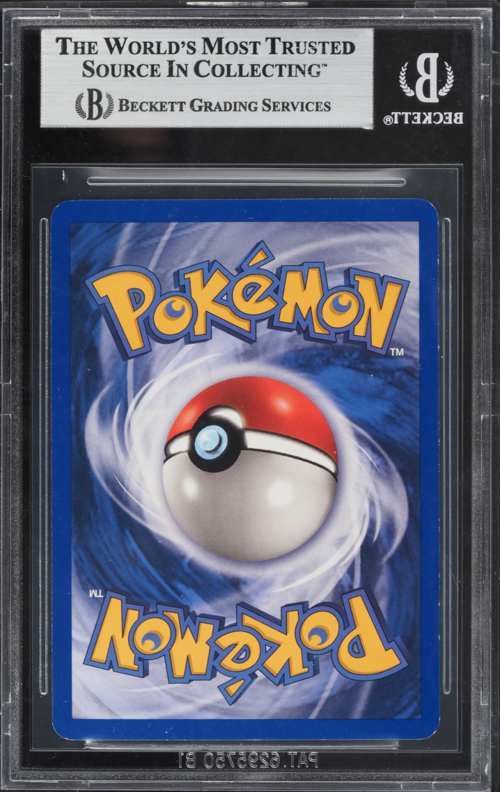 2002 Pokemon Legendary Collection Reverse Holo Dark Raichu #7 BGS 8 NM-MT