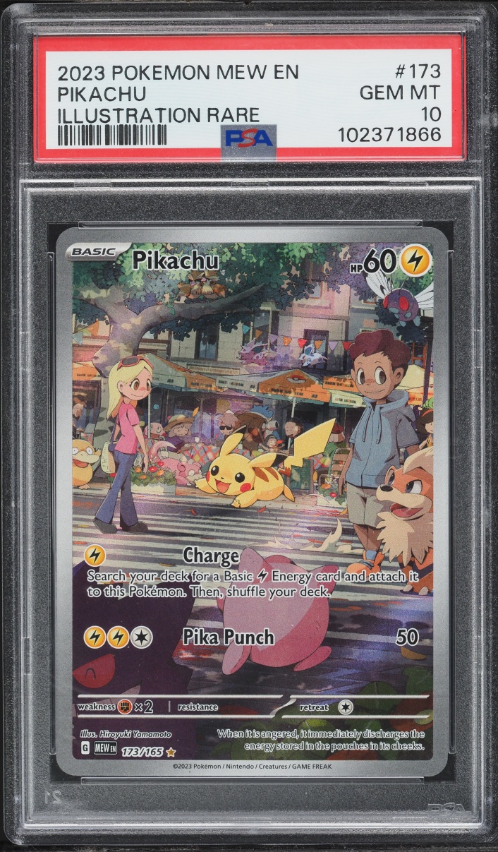 2023 Pokemon Scarlet & Violet 151 IR Pikachu #173 PSA 10 GEM MINT