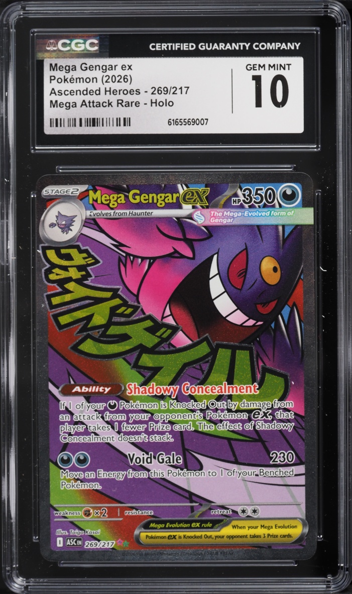 2026 Pokemon Mega Evolution Ascended Heroes MA Mega Gengar ex #269 CGC 10 GEM MINT