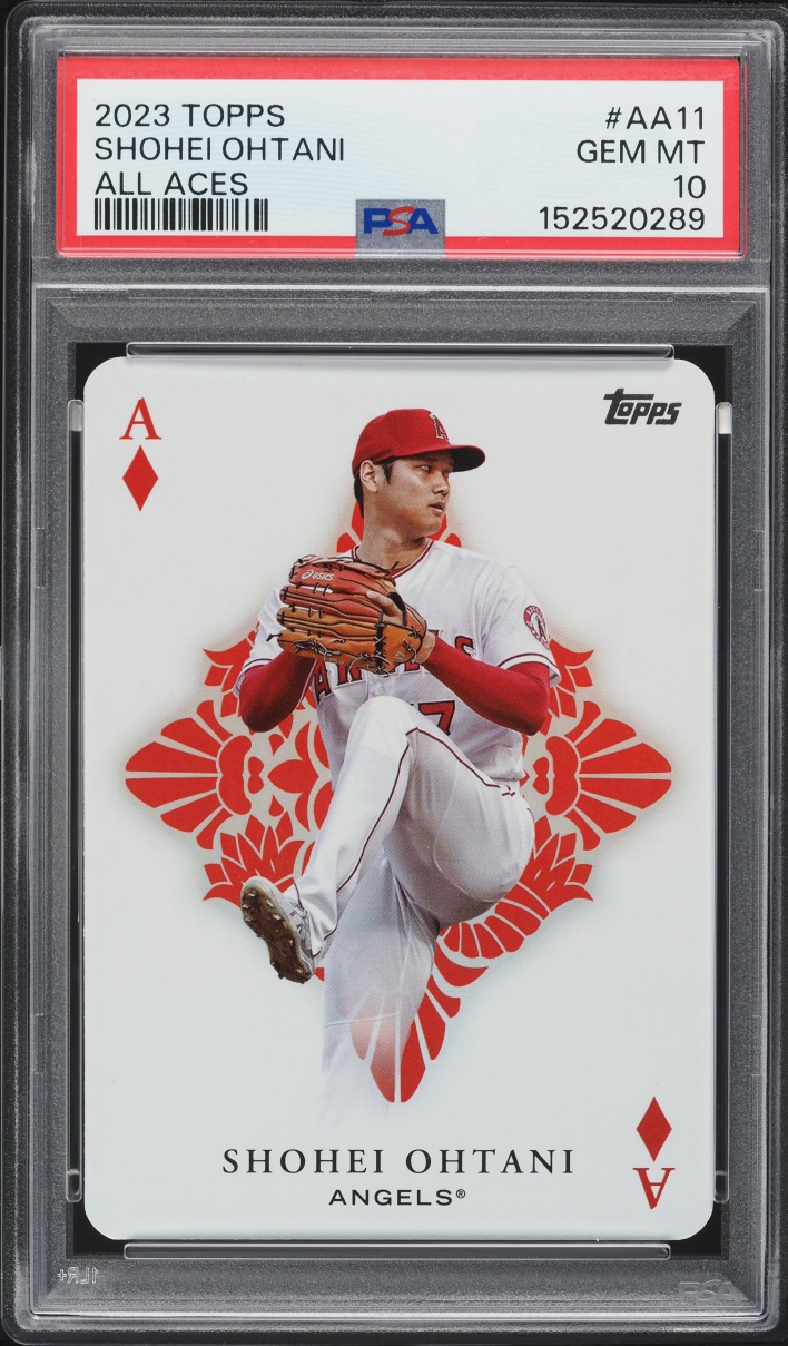 2023 Topps All Aces Shohei Ohtani #AA-11 PSA 10 GEM MINT - Photo 1