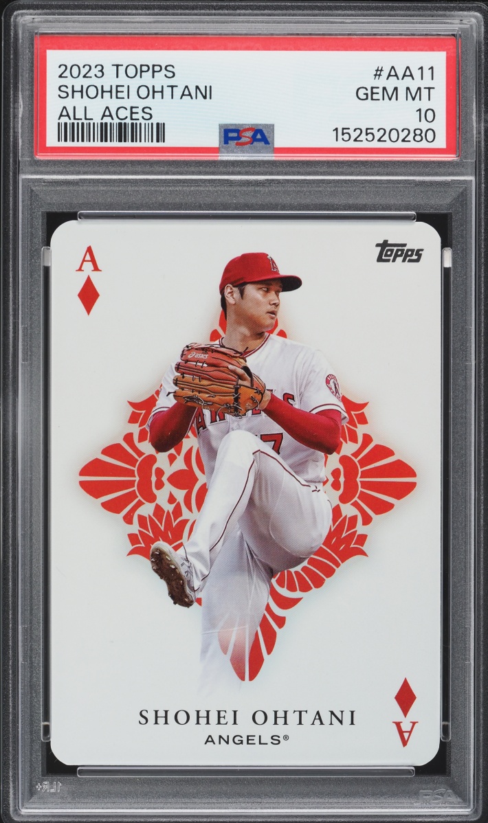 2023 Topps All Aces Shohei Ohtani #AA-11 PSA 10 GEM MINT - Photo 1