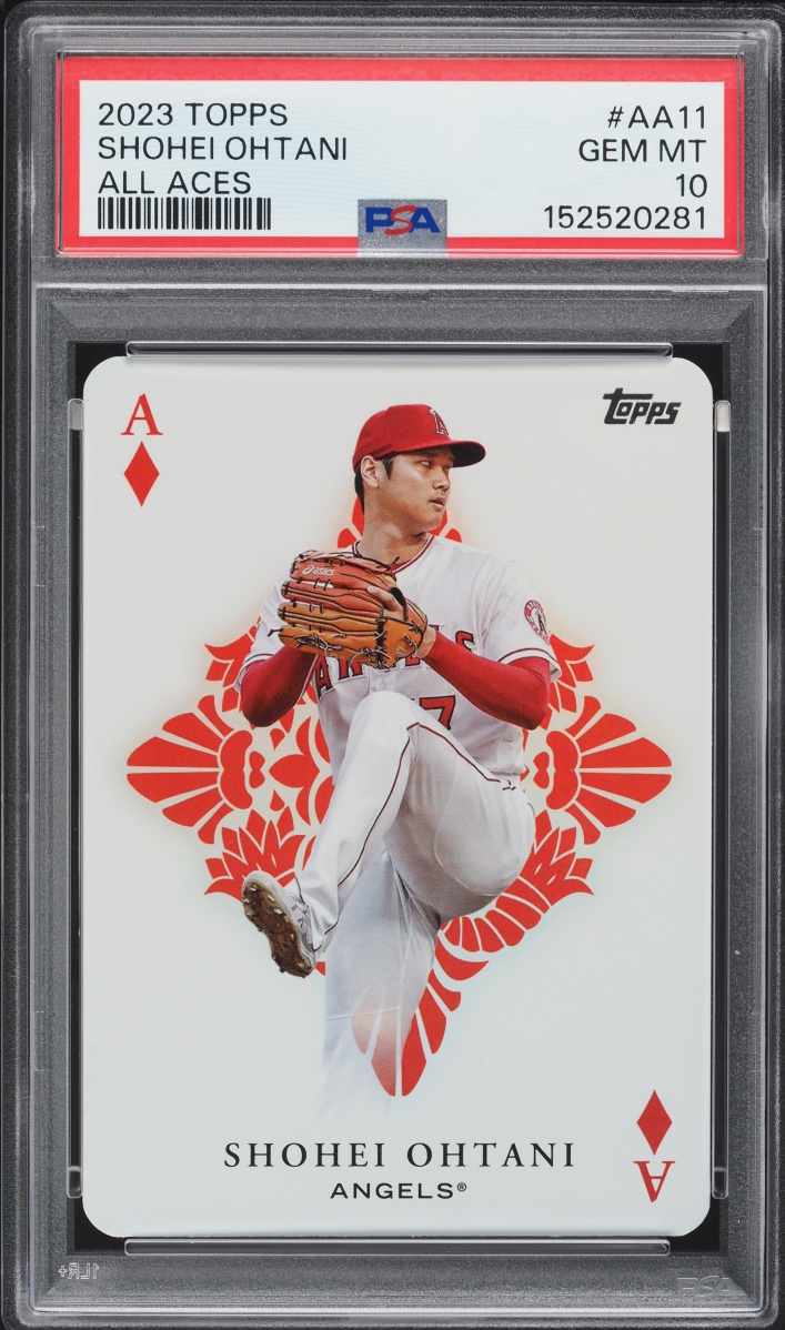 2023 Topps All Aces Shohei Ohtani #AA-11 PSA 10 GEM MINT - Photo 1