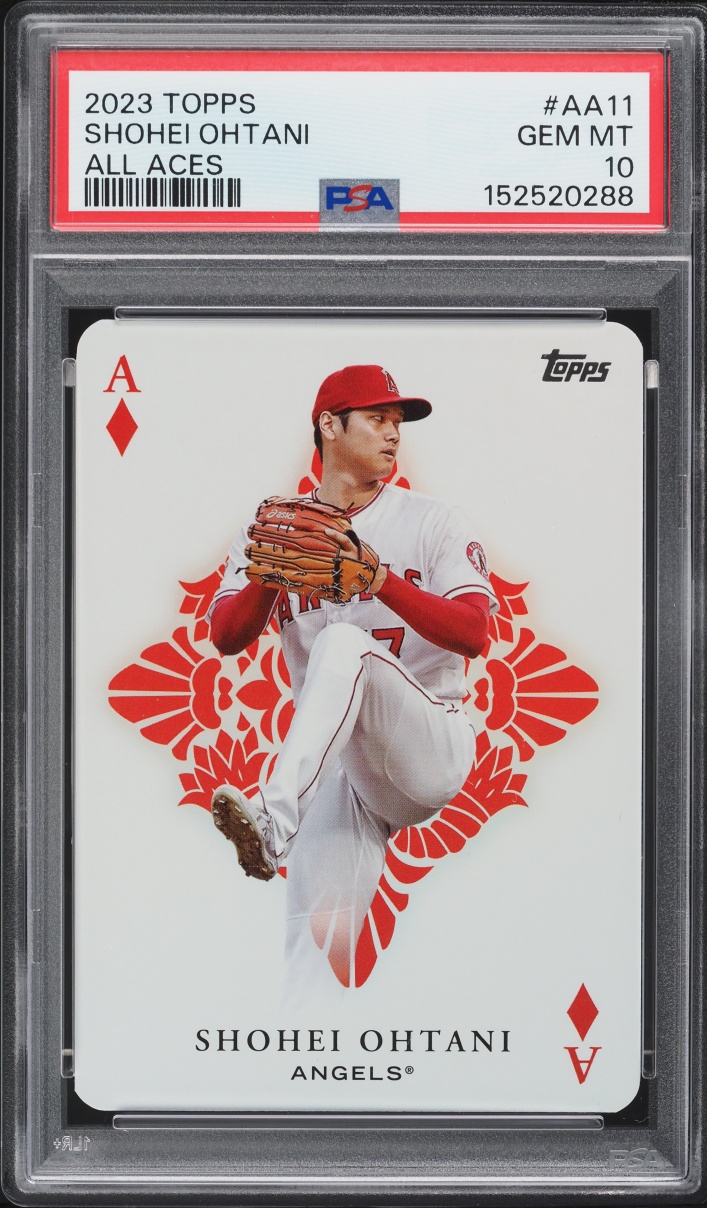 2023 Topps All Aces Shohei Ohtani #AA-11 PSA 10 GEM MINT - Photo 1