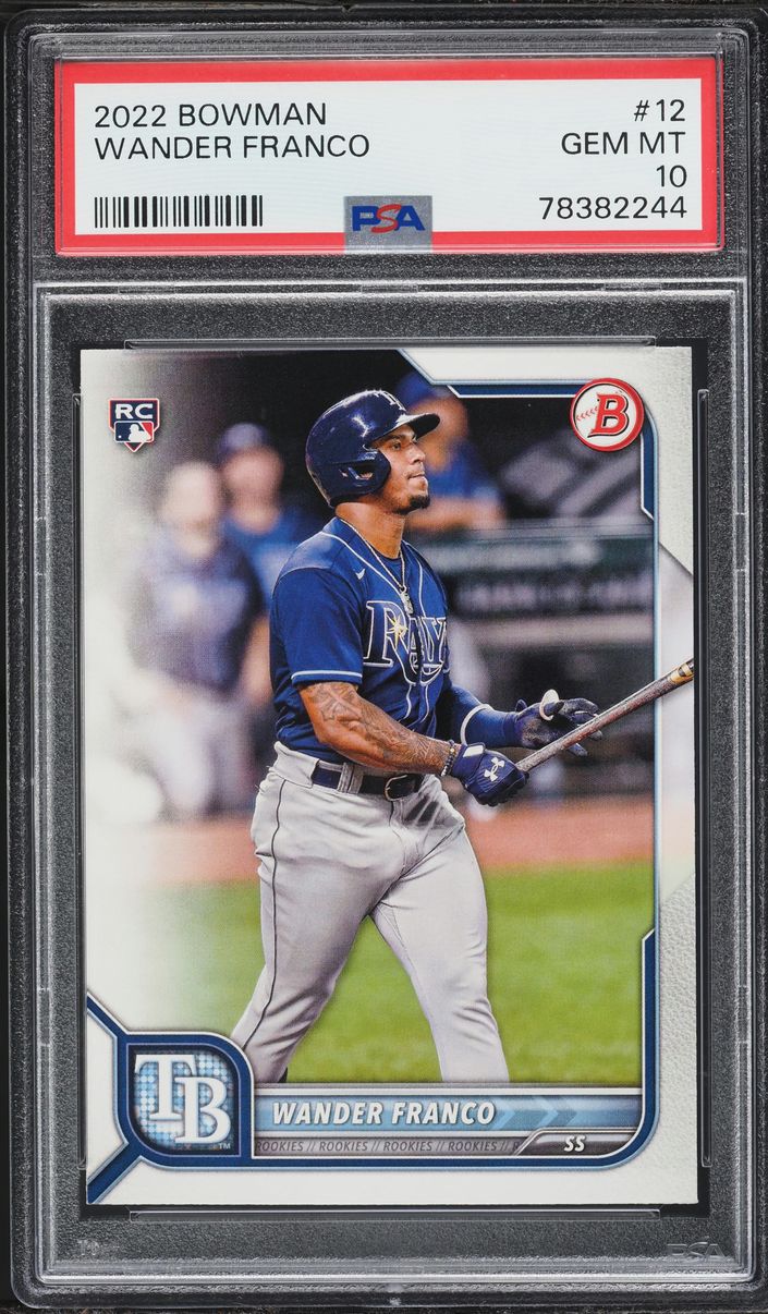2022 Bowman Wander Franco ROOKIE #12 PSA 10 GEM MINT