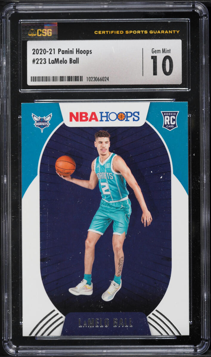 2020 Hoops LaMelo Ball ROOKIE #223 CSG 10 GEM MINT