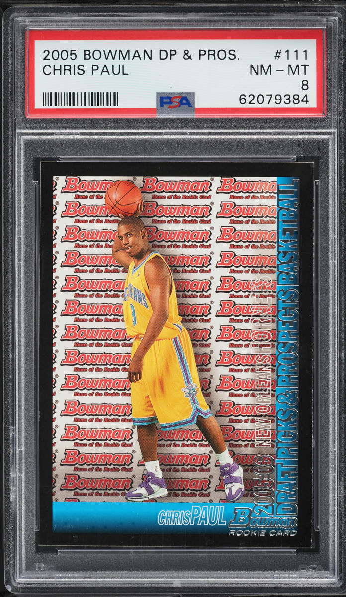 2005 Bowman Basketball Chris Paul ROOKIE #111 PSA 8 NM-MT