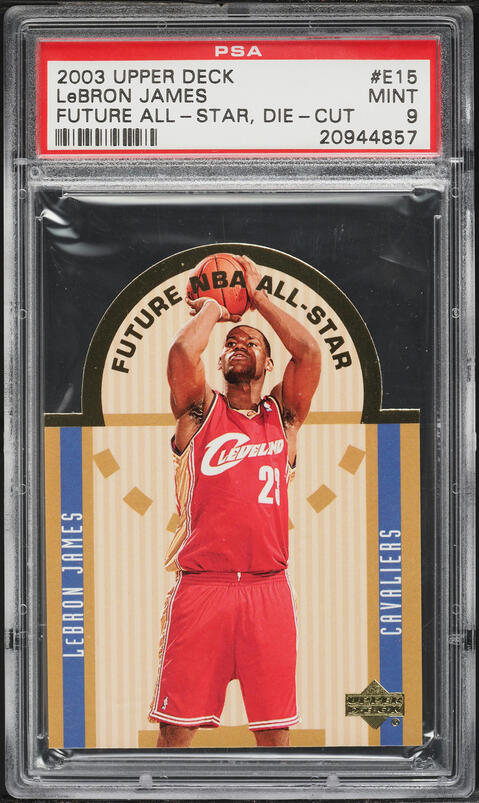 2003 Upper Deck Future All-Star Die-Cut LeBron James ROOKIE #E15