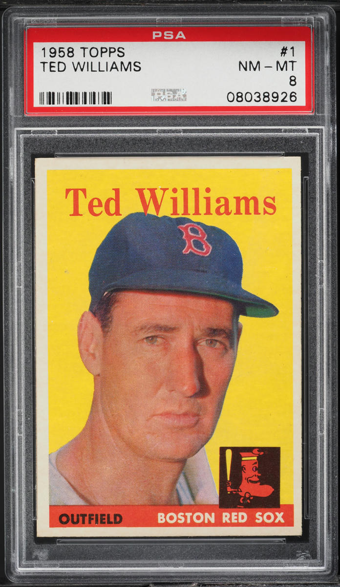 1958 Topps Ted Williams #1 PSA 8 NM-MT