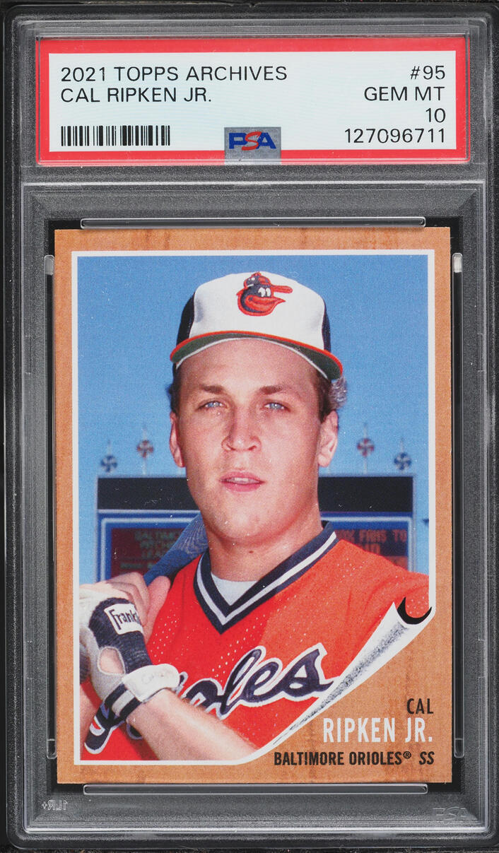 2021 Topps Archives Cal Ripken Jr. #95 PSA 10 GEM MINT