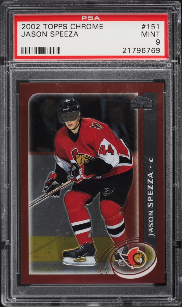2002 Topps Chrome Jason Spezza ROOKIE #151 PSA 9 MINT