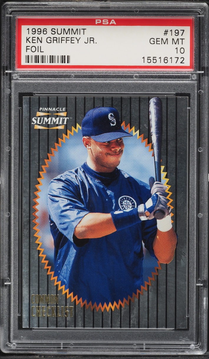 1996 Summit Foil Ken Griffey Jr. #197 PSA 10 GEM MINT