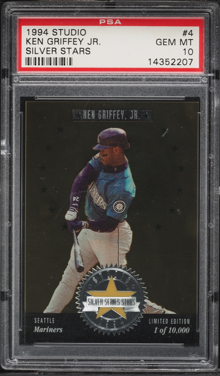 1994 Studio Series Silver Stars Ken Griffey Jr. #4 PSA 10 GEM MINT