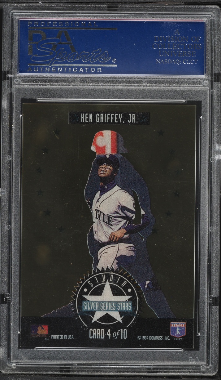 1994 Studio Series Silver Stars Ken Griffey Jr. #4 PSA 10 GEM MINT - Photo 2