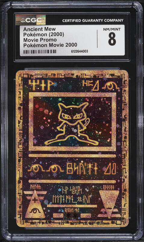 2000 Pokemon Movie Promo Ancient Mew CGC 8 NM-MT on Fanatics Collect
