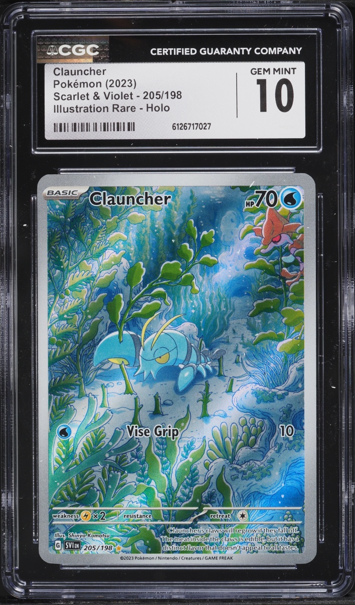2023 Pokemon Scarlet & Violet IR Clauncher #205 CGC 10 GEM MINT