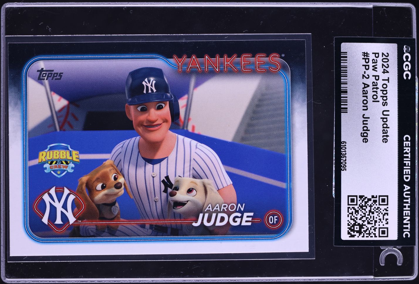 2024 Topps Update Paw Patrol Aaron Judge #PP-2 CGC AUTH